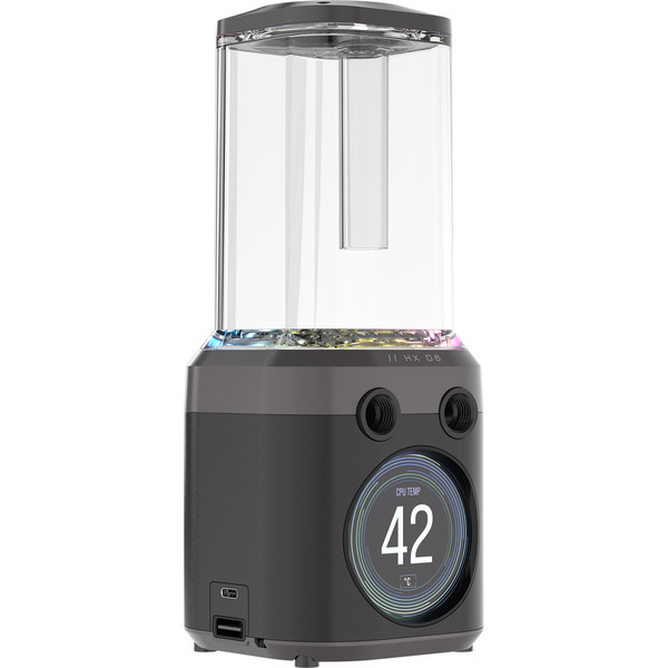 Corsair iCUE Link XD6 RGB Elite LCD Pumpe Reservoir Combo - schwarz