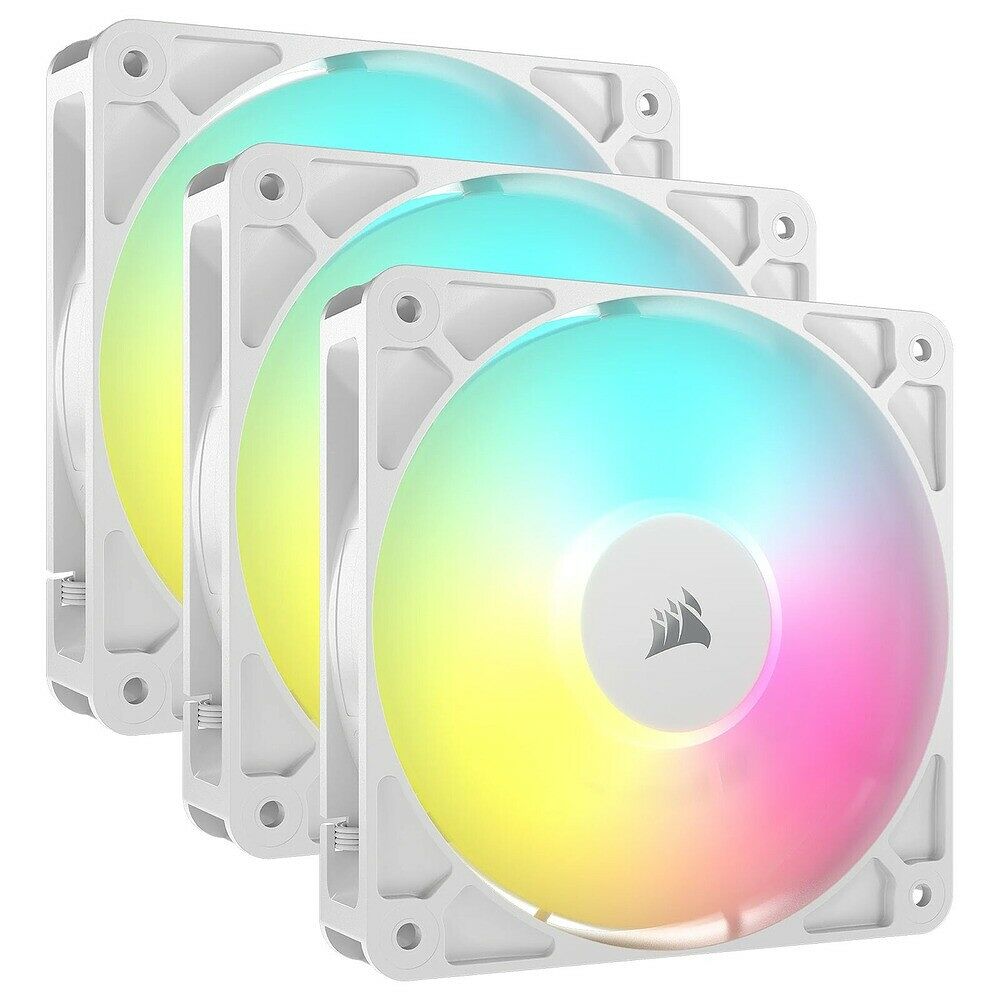 Corsair iCUE RS120 ARGB Pack 3 - Blanc