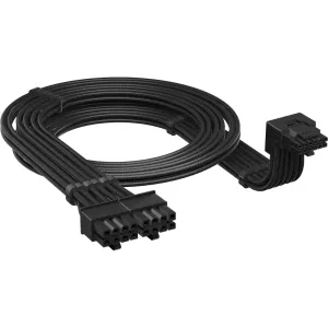 Corsair Type 4 90° Style B, 12V-2x6-sovitekaapeli, 65 cm, musta