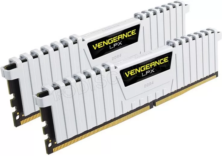 Corsair Vengeance LPX Series Low Profile 16 Go (2x 8 Go) DDR4 3200 MHz CL16 Blanc