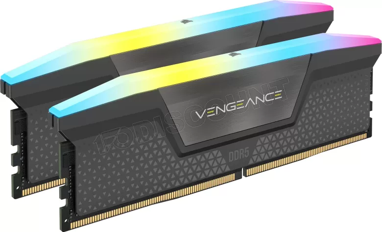Corsair Vengeance RGB DDR5 32 Go (2 x 16 Go) 6600 MHz CL38 - Noir