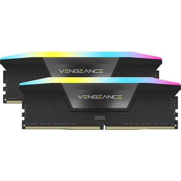 Corsair Vengeance RGB DDR5 32 Go (2 x 16 Go) 6000 MHz CL38 1.35V - Noir