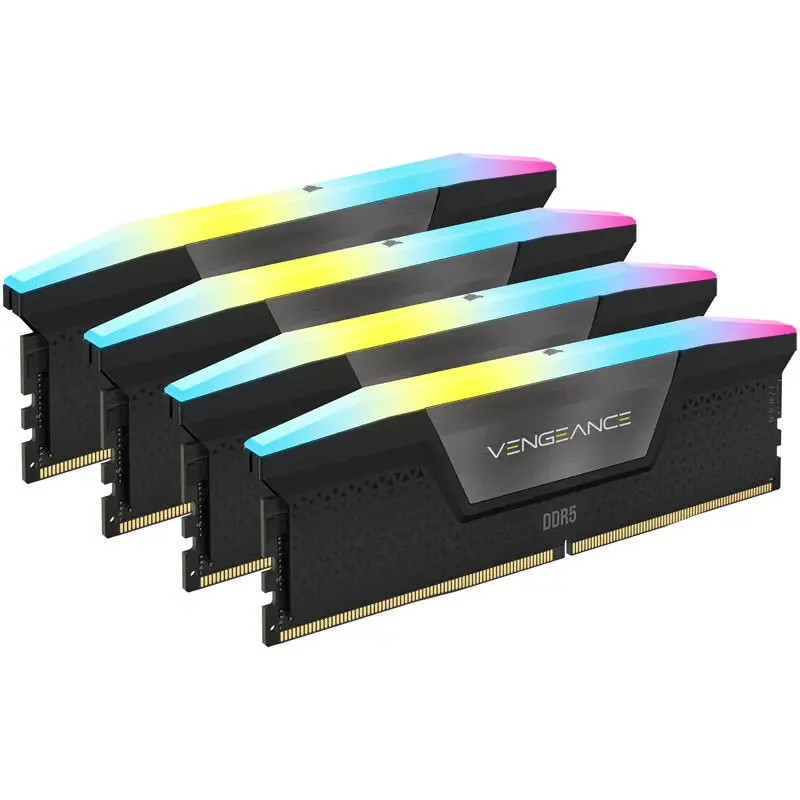 Corsair Vengeance RGB DDR5 6400MHz C32, Nero - 64GB (4x16GB)