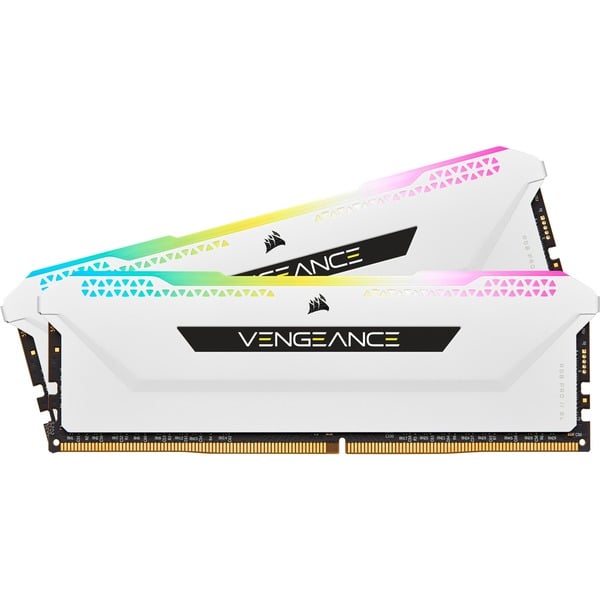 Corsair Vengeance RGB PRO SL Series 16 Go (2 x 8 Go) DDR4 3200 MHz CL16 - Blanc