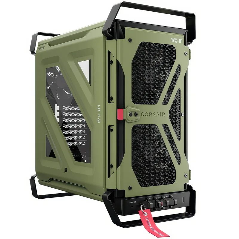 Corsair WARTHOG RS Airflow Mid-Tower Case, Olive Drab