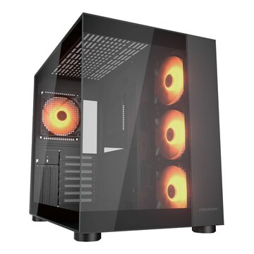 Cougar FV150 RGB, Mid-Tower, Vetro Temperato - Nero