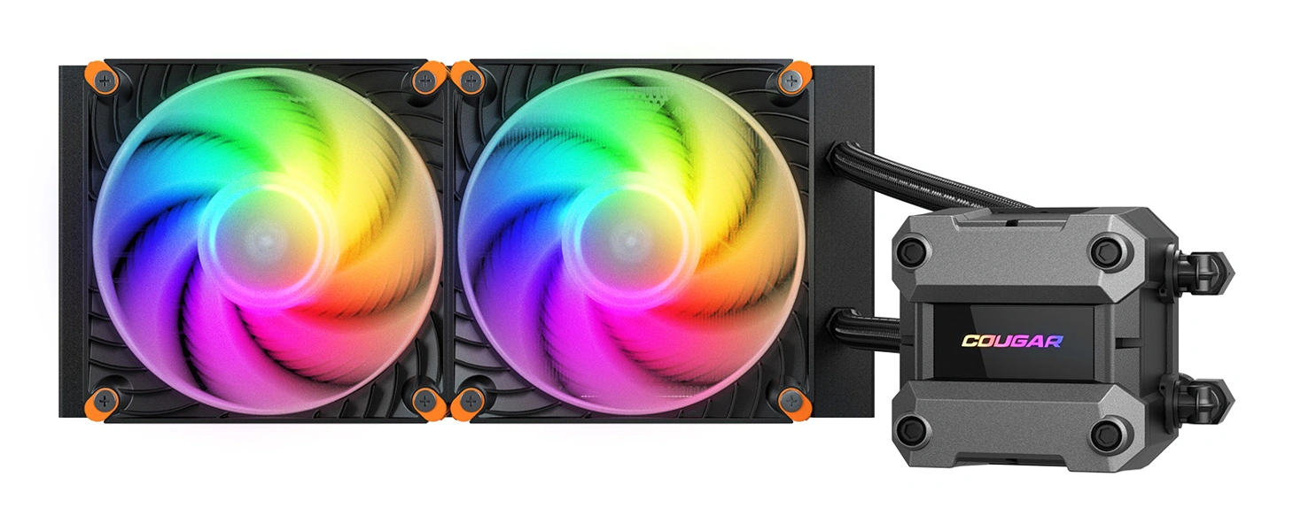 COUGAR Gaming CGR-PSDUTRGB-B-240 Prozessor All-in-One-Flüssigkeitskühler 12 cm 1 Stück(e)