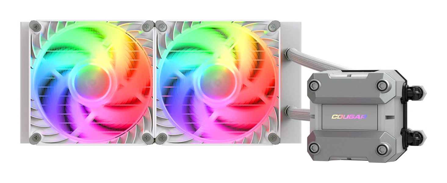 COUGAR Poseidon Ultra ARGB 240 White CPU Liquid Cooler Intel 1851/1700/1200 AMD AM5/AM4