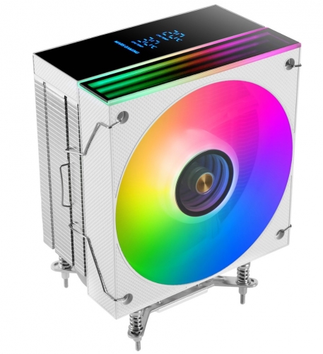 CPU COOLER LCD DISPLAY MARS GAMING MCPU-LCD 120MM N SI EXTREME S 300W TDPARGB INFINITY MIRROR INTEL&AMD WHITE MCPULCDW