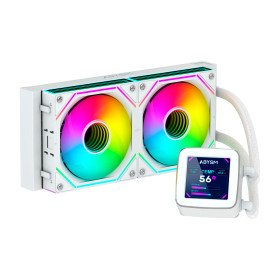 CPU Liquid Cooling Oceanic LCD 240 White ARGB