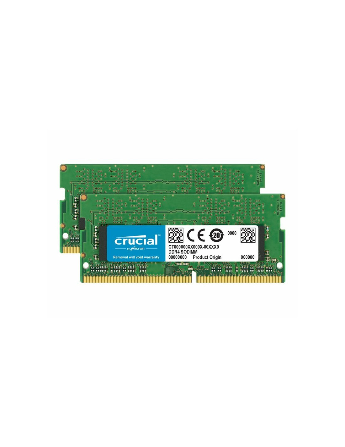 Crucial - DDR4 - kit - 32 GB:2 x 16 GB - SO DIMM 260-pinos - unbuffered - CT2K16G4S266M