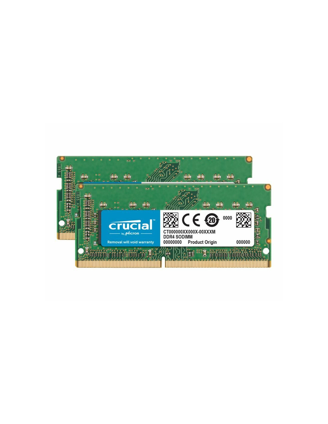 Crucial - DDR4 - kit - 64 GB:2 x 32 GB - SO DIMM 260-pinos - unbuffered - CT2K32G4S266M