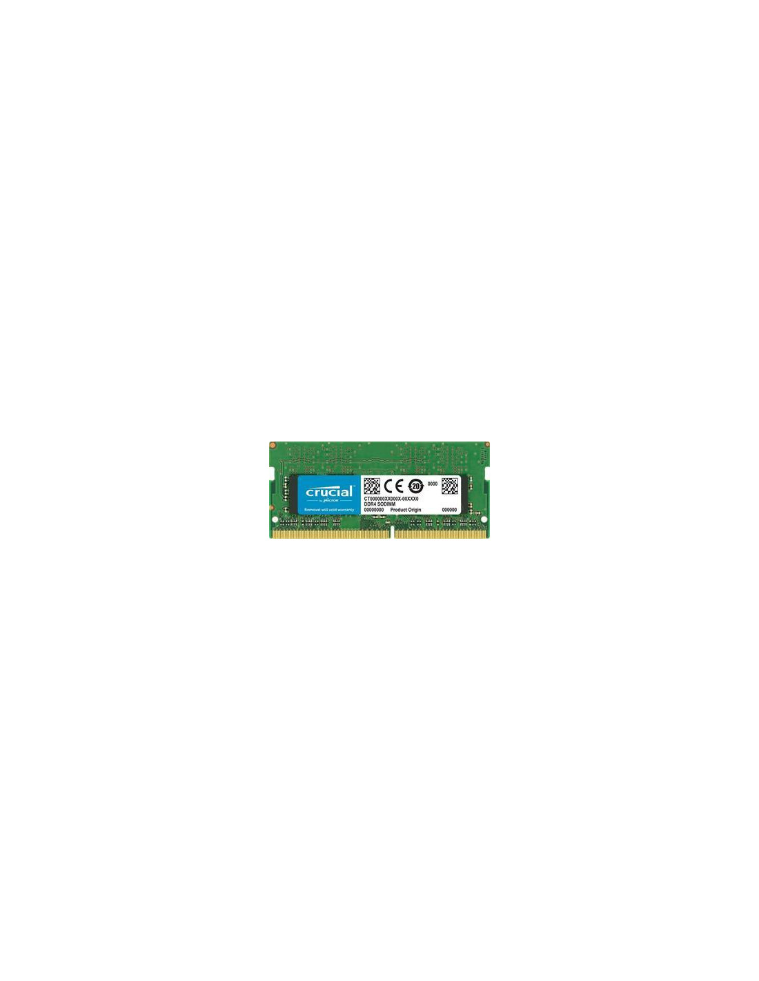 Crucial - DDR4 - módulo - 8 GB - SO DIMM 260-pinos - 2400 MHz / PC4-19200 - CL17 - 1.2 V - unbuffered - sem ECC - para App(...)
