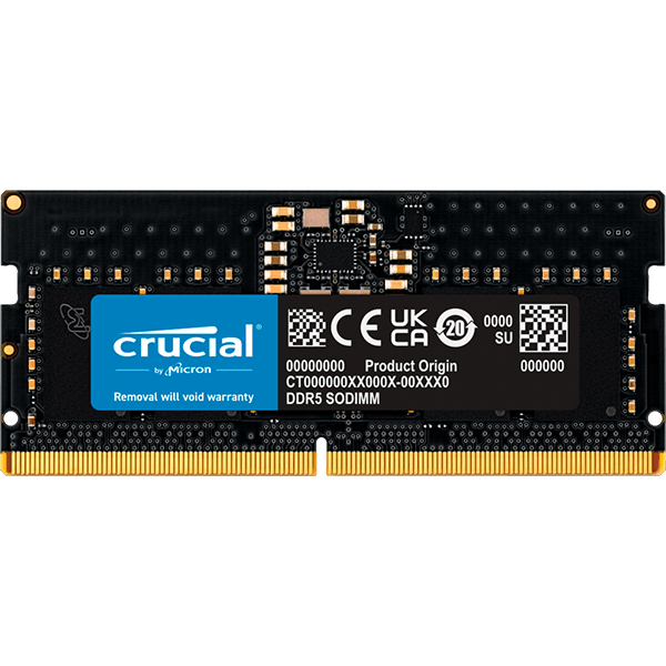 Crucial DDR5 8GB 4800Mhz SO-DIMM – Memoria RAM