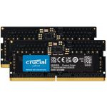 Crucial - DDR5 - kit - 64 GB: 2 x 32 GB - SO DIMM 262-pinos - 4800 MHz / PC5-38400 - CL40 - 1.1 V - unbuffered - sem ECC