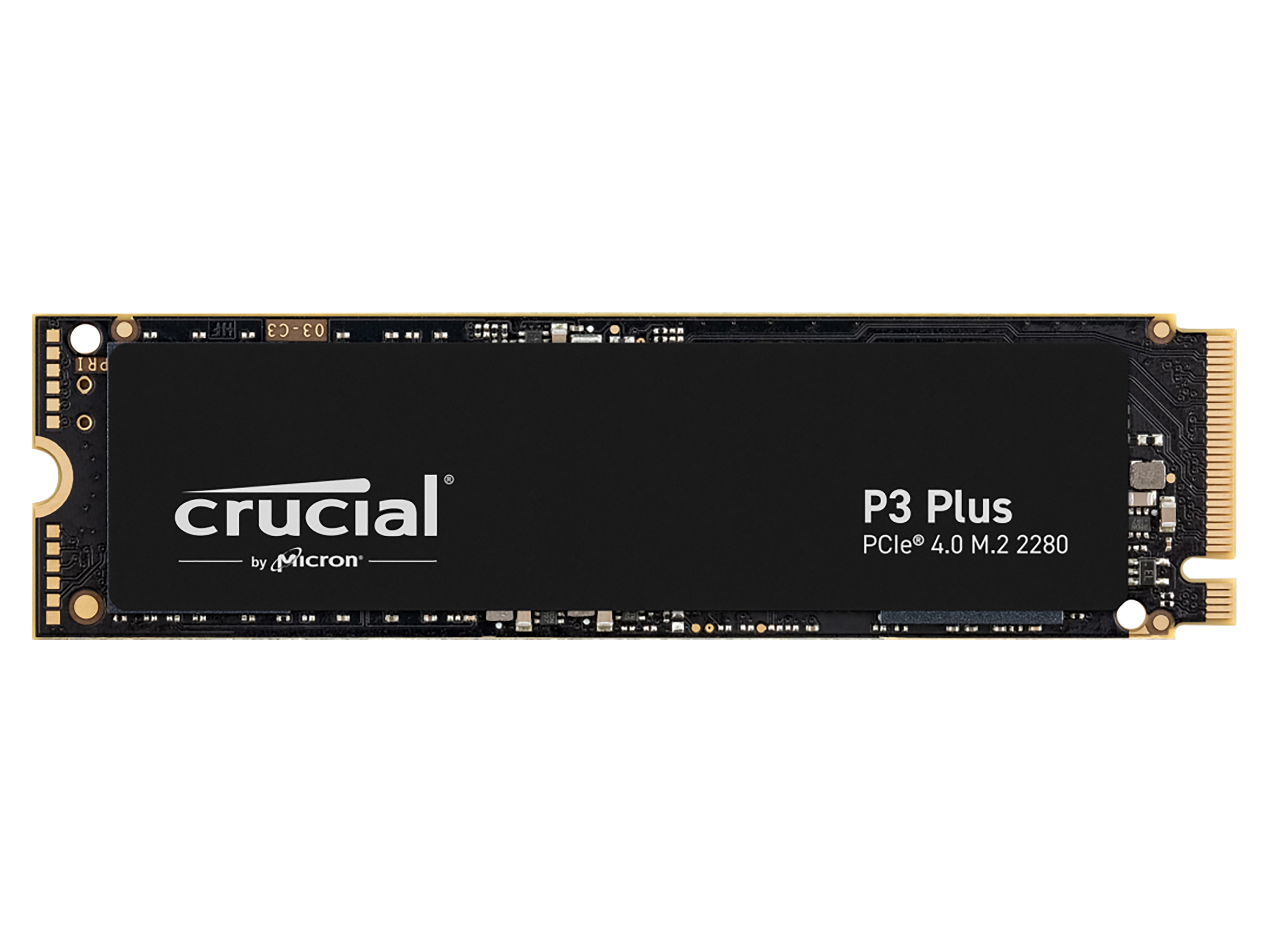 Crucial P3 Plus - SSD - 500 GB - interna - M.2 2280 - PCIe 4.0 (NVMe)