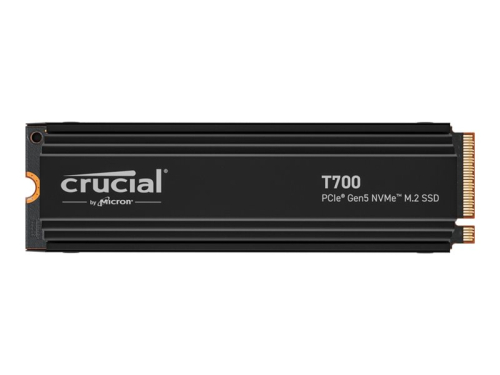 Crucial T700 4TB PCIe SSD with heatsink
