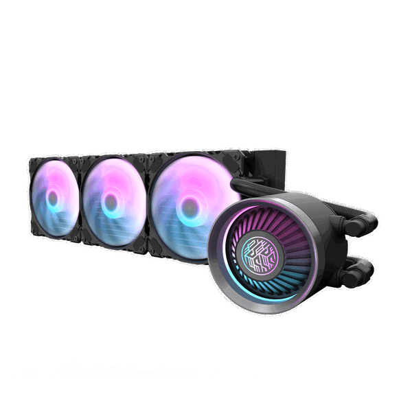 Darkflash Nebula DN360 ARGB | Refrigeración Líquida AIO 360mm 3 ventiladores ARGB Espejo Infinito