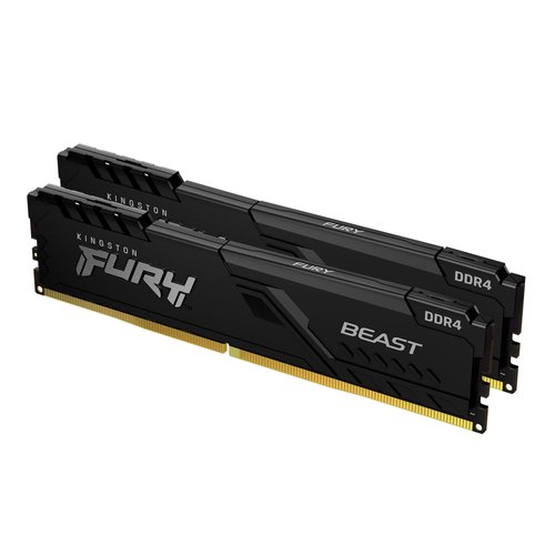 DDR4 KINGSTON 2x 32GB 3200 FURY BEAST NEGRO