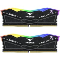 DDR5 TEAMGROUP T-FORCE DELTA RGB 16GB X2 6000 PRETO