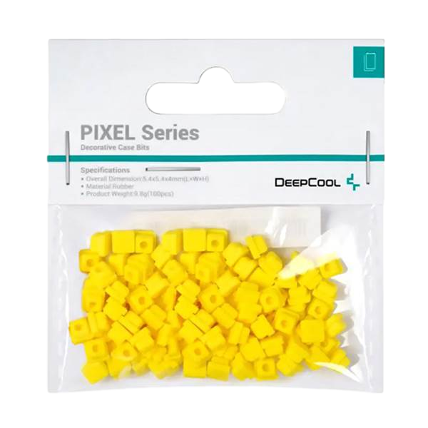 DeepCool PIXEL – Bits per personalizzare la griglia frontale dei Case DeepCool, colore PANTONE Giallo U