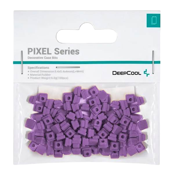 DeepCool PIXEL – Bits per personalizzare la griglia frontale dei Case DeepCool, colore PANTONE Viola 252 U