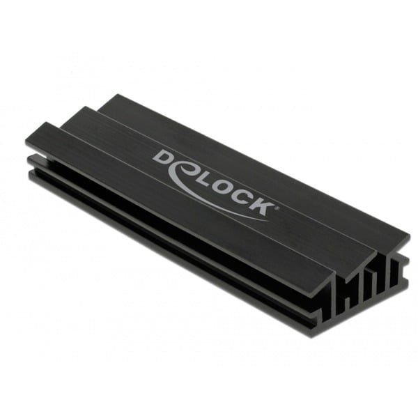DeLock Dissipateur de chaleur 70 mm pour module M.2 Noir