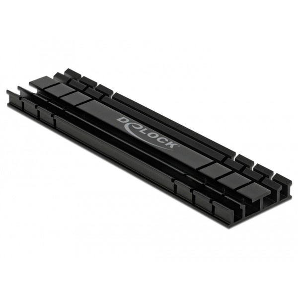 DeLock Dissipateur plat 100 mm pour module M.2 Noir