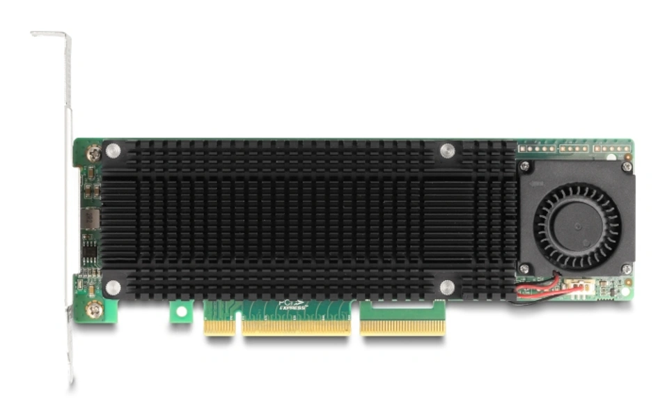 Delock PCI Express x8 Karte zu 2 x intern NVMe M.2 Key M mit RAID - Low Profile Formfaktor