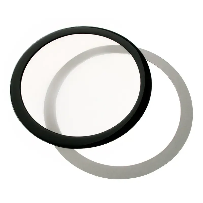 DEMCiflex Staubfilter 140mm, rund - schwarz/weiß