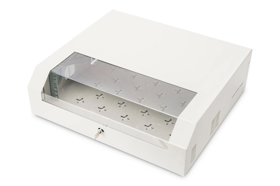 DIGITUS BASTIDOR MURAL 19" 3U+2U SLIM LINE 483MM CINZA
