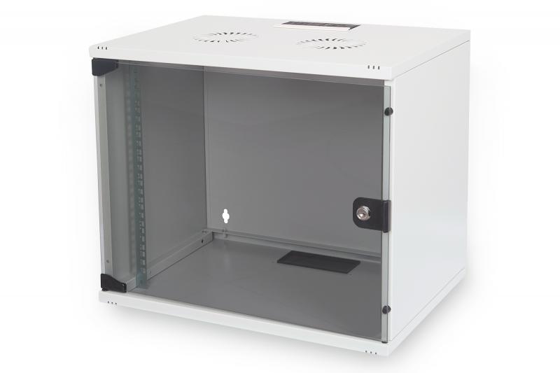 DIGITUS BASTIDOR MURAL 19" 7U PT VIDRO DESMONTADO 540x400 CINZA