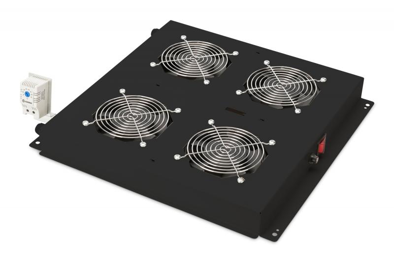 DIGITUS ROOF VENT. UNIT UNIQUE NETWORK AND DYNAMIC 4 FANS THERMOSTAT SWITCH
