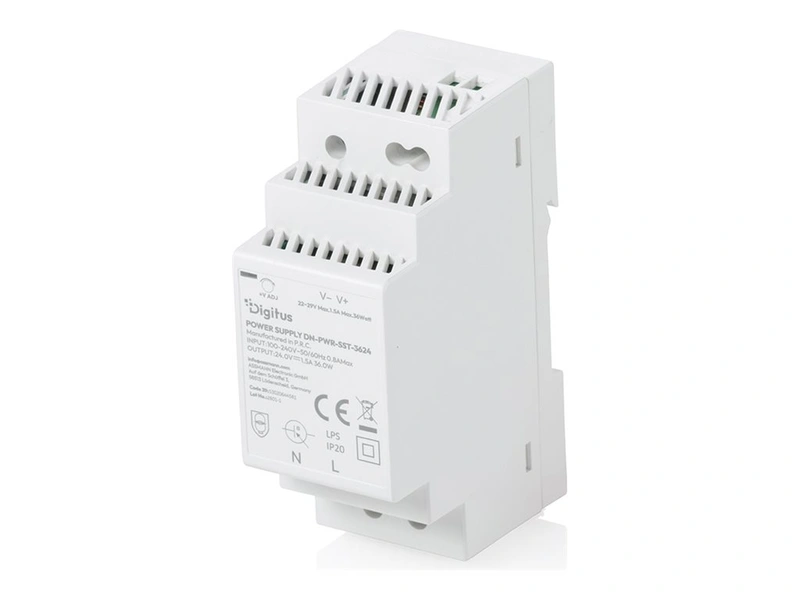 Digitus Stufennetzteil 24V DC, 1,5A, 36W, geschloss.Gehäus