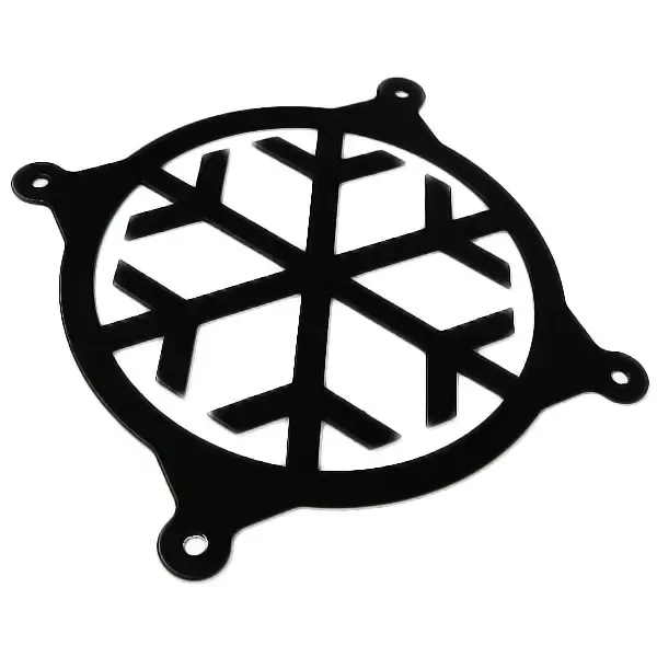 DimasTech Griglia Ice Criystal 120mm - Nero Opaco
