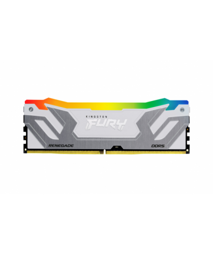Dimm KINGSTON 24GB DDR5 CUDIMM 8400MT/s CL40 FURY Renegade RGB Branco XMP