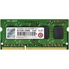 Dimm SO TRANSCEND JetRam 4GB DDR3 1333MHz CL9