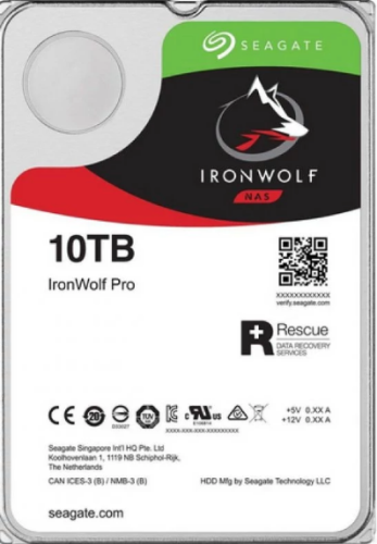 Disco 3.5 10TB SEAGATE IronWolf Pro 256Mb SATA 6Gb/s 72rp