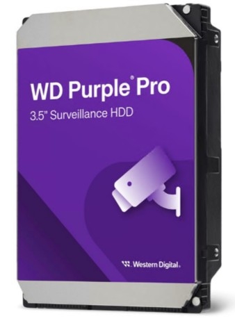 DISCO 3.5 10TB WD PURPLE PRO 256MB SATA 6GBS 72RP - VIDEO VIGILÂN
