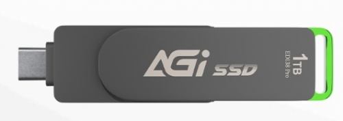 Disco AGI SSD EXTERNO ED138 PRO 1TB USB-C, AGI1T0G33ED138P-CB