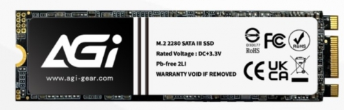 Disco AGI SSD INTERNO AI238 1TB 2.5", AGI1K0GIMAI238-CB