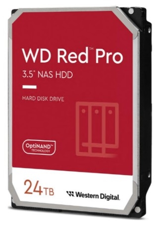 Disco Enterprise 24 TB 3.5" SATA 6Gb/s 7200 rpm buffer: 512 MB WD Red Pro WD241KFGX
