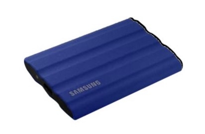 Disco Externo SSD 2TB T7 Shield USB 3.2 Gen 2 Type-C (Azul) - SAMSUNG