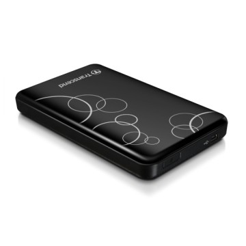 Disco Externo StoreJet 25H3 1TB (Preto/Roxo) - TRANSCEND