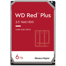 Disco HDD WD Red Plus WD60EFPX 6TB 3.5" SATA 6Gb/s 5400 rpm buffer: 256 MB