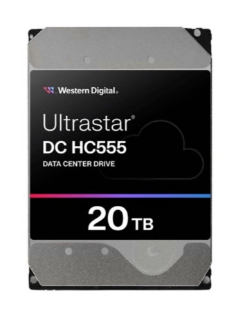 Disco HDD WD Ultrastar DC HC555 Centro de Dados 20 TB 3.5" SATA 6Gb/s 7200 rpm