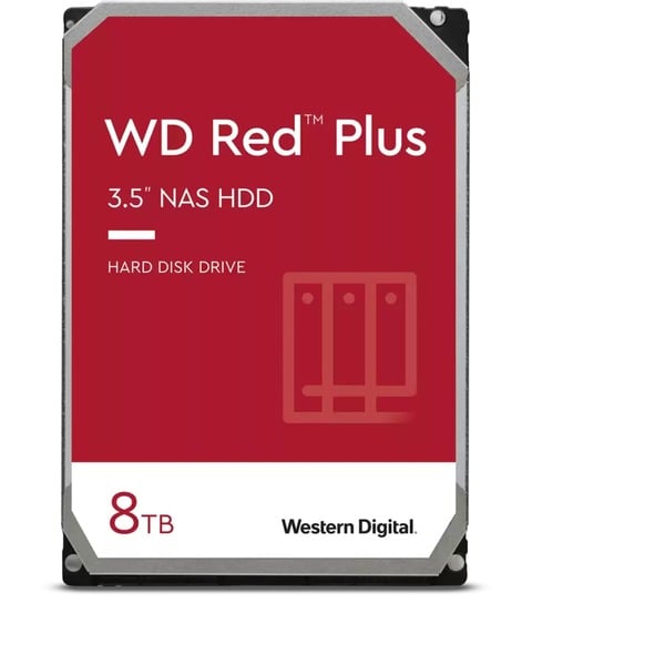 Disco Interno HDD 3.5 8TB WD Red Plus 256Mb SATA 6Gb/s 5640rpm