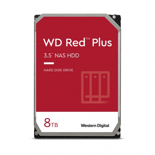 Disco Interno HDD 3.5 8TB WD Red Plus 256Mb SATA 6Gb/s 5640rpm