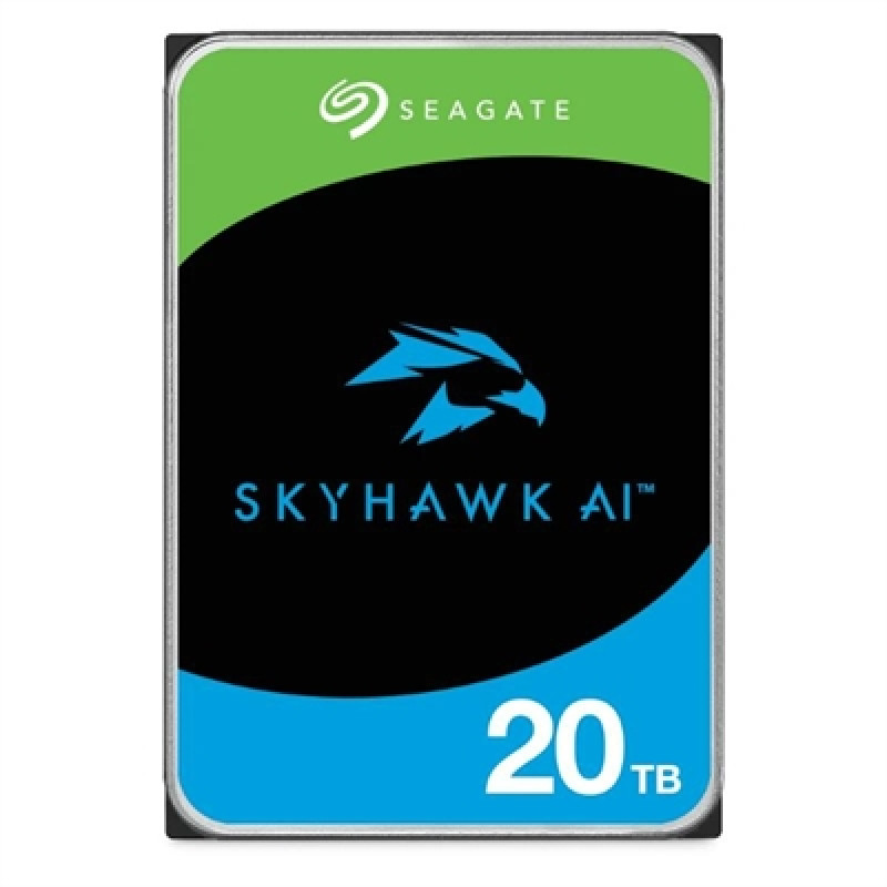 Disco Interno HDD Seagate SkyHawk AI ST20000VE003 20 TB SATA 6Gb/s com 3 anos de Recuperação de dados Seagate Rescue