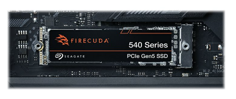 Disco Interno SSD Seagate FireCuda 540 ZP1000GM3A004 SSD 1 TB  interna M.2 2280 PCI Express 5.0 x4 Self-Encrypting Drive TCG Opal Encryption 2.01